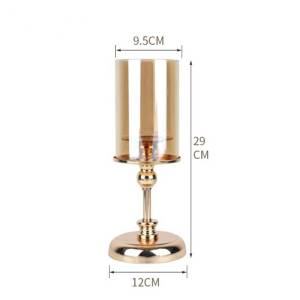 clu Candle Holder Stand for Table Crystal Glass Candle Holder Church Home Dining Room Holiday ulc