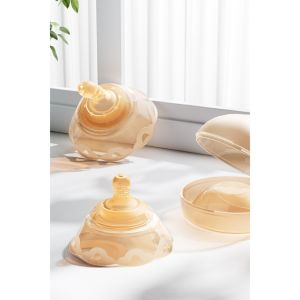 SG TEN-M JOURNEY Nipple Breast Shield Breastfeeding Protective 2-layer silicone anti-bite for nursing mom with pain 十月结晶