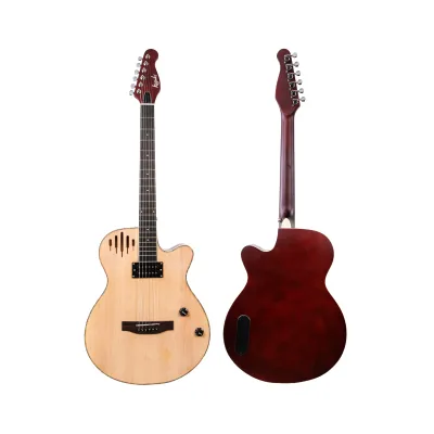 Kazuki Silent SA-40 กีตาร์โปร่งไฟฟ้า Kazuki Silent SA40 กีต้าร์ โปร่งไฟฟ้า 40 นิ้ว Cutaway