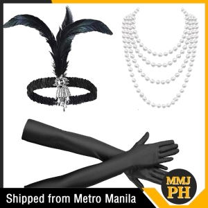 3Pcs/Set 1920s Ladies Fancy Dress Accessories Gatsby Costume Kit