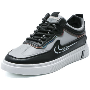 Techdoo Sepatu Sneakers Pria Olahraga Outdoor Sepatu Casual Fashion Pria PU Leather KSR107