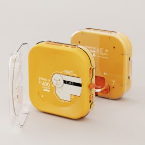 Syitren วอล์คแมนบลูทูธไร้สายพกพาเครื่องเล่นซีดีแบบย้อนยุค R400เสียงสูงสไตล์ศิลปะรองรับการเชื่อมต่อแบบใช้สาย5.3บลูทูธที่ชาร์จใหม่ได้