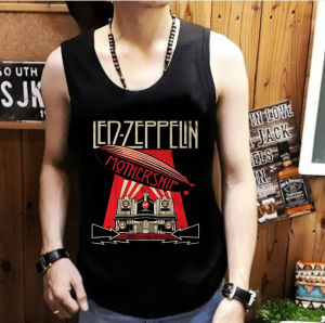 ShopAoi - Singlet Led Zeppelin Mothership Lekbong Koas Tanpa Lengan Band