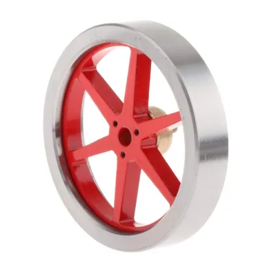 FCBolehDeals Electricity Power Generator Flywheel Inertial Flywheel for Hot air engines Educational 0.24inner Diameter