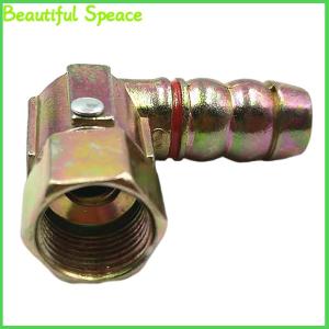 Beautiful 1pc Brass Hose Fitting 11mm 19mm Gas Cooker Universal Joint Hose Connection Internal Thread Intake Elbow Screw Connector Coupler