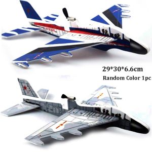 YUDESHUI Nhẹ Đồ chơi máy bay hai cánh Công cụ sách giáo khoa khoa học trường học Bọt PP Máy bay bong bóng EPP Chất lượng cao Máy bay ném tay điện Dành cho trẻ em ngoài trời