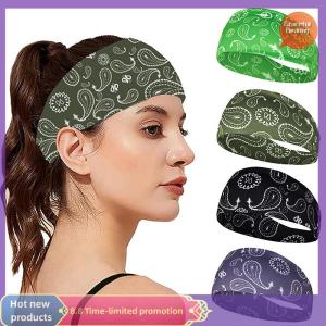 Graceful Hair Bands Elastic Yoga Hairbands Absorbing Sweat Headband Women Men Running Fitness Turban Outdoor Gym Head Wrap Bandana