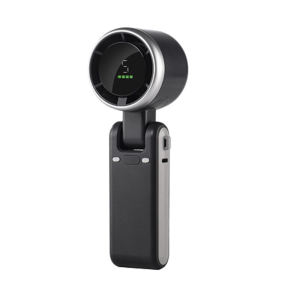 4000mAh Portable Foldable Turbo Fan 5 Speeds Rechargeable Mini Handheld /Hanging Neck Fan N607