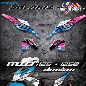 EGO SOLARIZ YAMAHA MIO I 125 STOCK DECAL / S STICKER FOR MOTORCYCLE PARTS AND ACCESSORIES