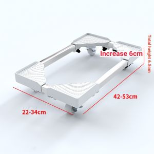 Homepeas® CPU Stand With Wheels Computer Host Stand Cases Host Bracket Cooling Ventilation Removable