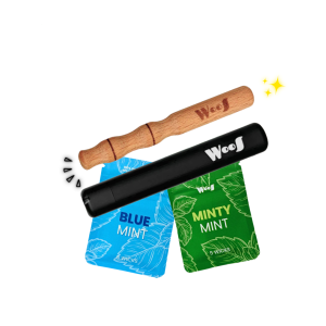 Woos Wood Combo Aromatherapy (Inhaler+Wicks) with Preferred Infused Essential Oil Wicks Flavour Aromatherapy Aromaterapi