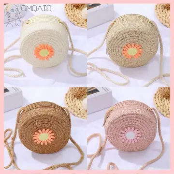 Jelly rattan round bag online