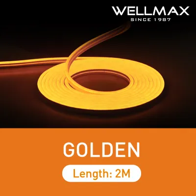 WELLMAX Neon Strip Lights Flexible Rope Tube Indoor and Outdoor Decorative Lights【Power Supply Not included】