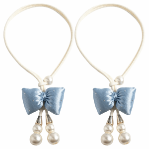 FOUNDTWO 2pcs Tối giản Dây buộc rèm nơ Hiện đại Có thể điều chỉnh. Dây buộc rèm Sáng tạo dây chuyền ngọc trai Dây giữ rèm Rèm cửa mỏng nhẹ.