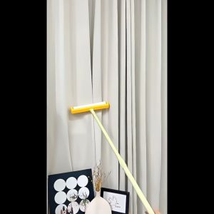 24cm Telescopic Lint Roller Wide Sticky Hair Remover 180° Rotating Dust Cleaner w Cover Box Sofa Bed Curtain