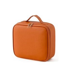 Large Capacity Portable Makeup Bag with LED Light And Mirror Multi-Function Handheld Professional Beauty Makeup Pouch2026