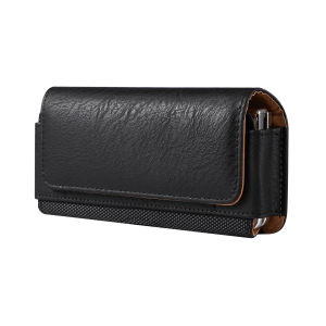 Holster Clip with Magnetic Closure and PU Leather Belt Loops (Designed to fit All Standard Size Cases)