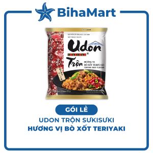 [GÓI LẺ] - ACECOOK - Mì Udon trộn Sưkisưki bò xốt Teriyaki (82g/gói) - Mì Udon trộn Sukisuki hương vị bò xốt Teriyaki - Mì ăn liền Udon Sưki Sưki Nhật Bản sản xuất tại Việt Nam