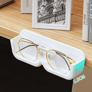 hananre Glasses Storage Box Wall Mounted Punch Free Sunglasses Organizer Rack High-end Glasses Showcase Storage Rack