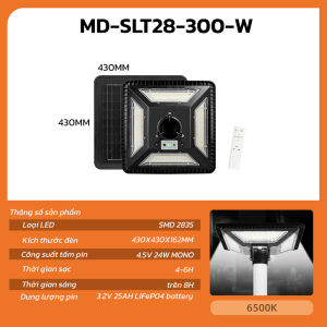 Đèn Năng Lượng Mặt Trời MODI SOLAR Sân Vườn Đèn Công Viên UFO Siêu Sáng Điều Khiển Từ Xa Cảm Biến Chuyển ĐộngTặng Giá Đỡ