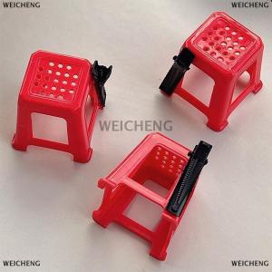 [COD] WEICHENG Simulate Fun Unique Red Stools Hairpin Funny Hair Clips Hair Accessories