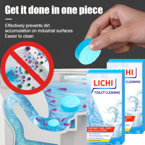 Powerful Toilet Bowl Cleaner Effervescent Tablets Foaming Cleaner for Deep Cleaning and Stain Removal Bathroom Deodorizer