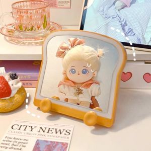 Gương nhỏ để bàn cute kính để bàn trang điểm xinh xắn hình bánh mì dễ thương - Alice Store