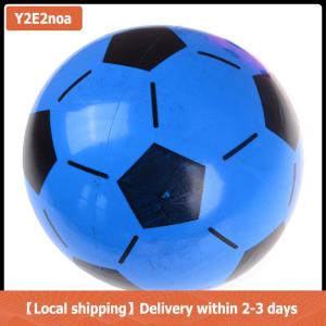 【Local shipping】 1PC Inflatable PVC Football Soccer Ball Kids Children Beach Pool Sports Ball Toy