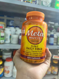 mẫu mới Viên bổ sung chất xơ 300 viên MetaMucil Fiber Supplement date 2/2027
