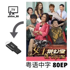 USB Flash Drive 依家有喜 + 女王办公室 粤语中字 广东话 Cantonese 经典港剧 Hong Kong TVB Drama 汪明荃米雪