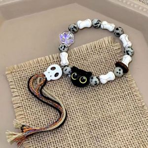 FXG Gelang Cantik Vintage Motif Kucing Black Cat Pria & Wanita GLG20