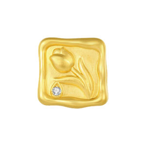 CTS Solid Gold Diamond Tulip Butterfly Love Rose Charm Bracelet Luminous Enamel DIY Fashion Women Jewelry Findings Accessories G0GY0014 G1GY0237YG G1GY0230YG Y0GC1913 Y0GC1914 A0GC0283K (Free Bracelet Rope)