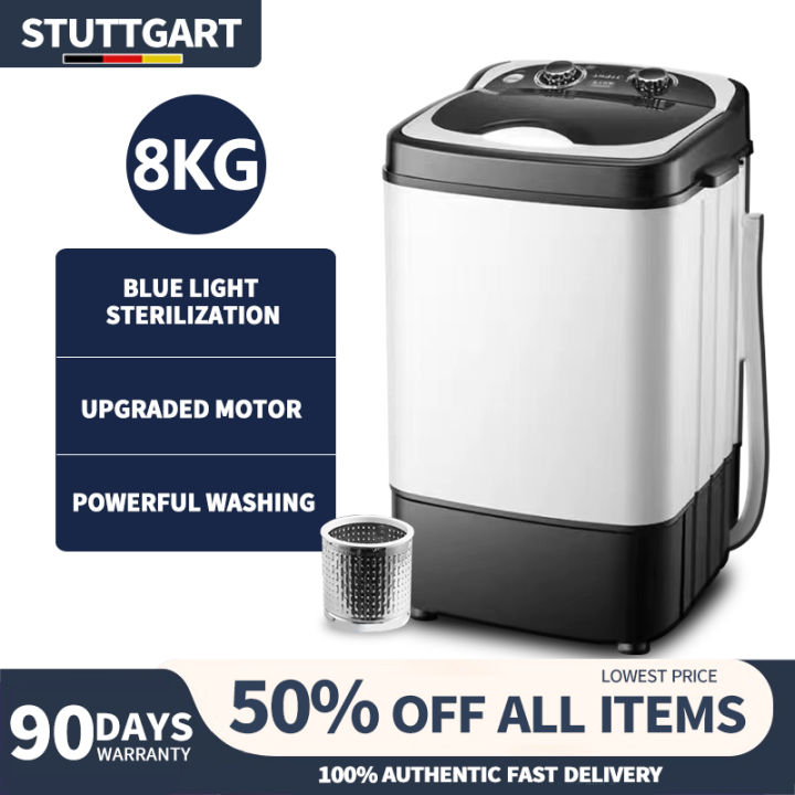Elmax Mini Washing machines, 7KG large capacity Small single tub