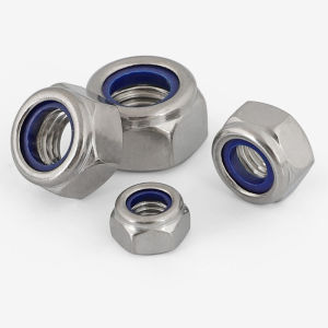 M2 M2.5 M3 M4 M5 M6 M8 M10 M12 M14 304 Stainless Steel Hex Lock Nut Self-locking Nut Anti-loose Nut