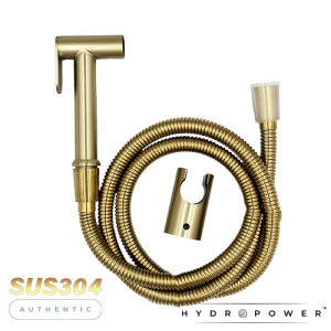 Authentic SUS304 metallic bronze lockable bidet set