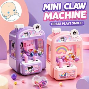 Mini Claw Arcade Machine Capsule Catcher Twist Egg Beads Toy Home Tabletop Prize Game Family Play