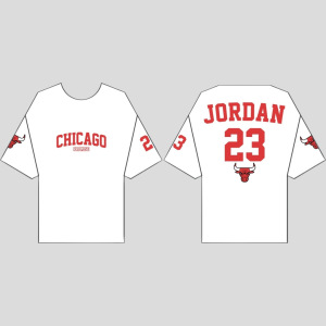 PROMISE Kaos Pria Oversize Boxy Distro Premium Tshrit Pendek Oversized Chicago 23 Cotton Combed 24s