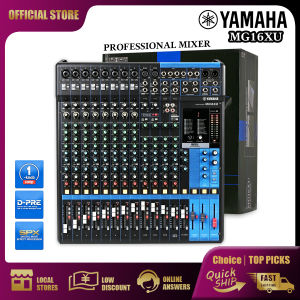 Yamaha MG16XU Multi-input Analog Sound Mixer 16 Channel Mixing Desk D-PRE Class A Mic Preamplifiers 24 Built-in SPX Digital Sound Effects Switchable +48V Phantom Power Integrated USB Recording Soundcard Ideal for Medium & Large Live Events Karaoke