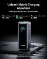 Anker Prime Power Bank, 9,600mAh Battery Pack with 65W Output, Built-in AC Plug, Supports PD 3.0 and PPS, 30W Fast Recharging, Sleek Portable Charger for MacBook Pro, iPhone 15 Series, Galaxy, iPad. 