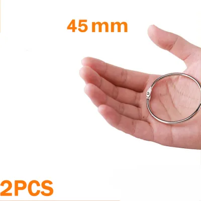 50PCS Blank Cards Iron Ring Handwritten Memo Card English Word Card Loose-leaf Memo Memory Cards