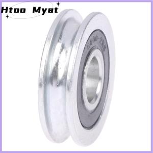 tantuoye ลูกรอกลูกปืนร่องรูปตัวยู10x30x8มม. มีร่องล้อเว้าที่ไม่ได้มาตรฐานสำหรับลวดขนาดเส้นผ่านศูนย์กลาง5มม.