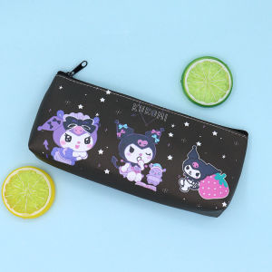 Single-Layer Stationery Storage Bag Canvas Cartoon Pencil Case Kulomi Large Capacity Primary Scholar Cute Stationery Bag