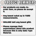 TRAPAL Laminated Sakolin Waterproof (Per Yard) for construction site cover sako plastic type yarda ang sukat wala tahi. 