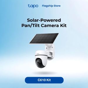 TP-Link Tapo Solar Security Camera Kit (C660 / C630 / C610) | 4K/3K Outdoor CCTV | 360° Pan-Tilt AI Tracking | Solar-Pow