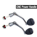 CNC Power Handle Aluminum Alloy Reel Handle Reel Knob Foldable Spinning Reel Replacement Handle. 