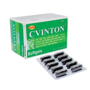 Hộp 60 viên CVINTON hỗ trợ bệnh tim mạch giảm nguy cơ xơ vữa mạch máu