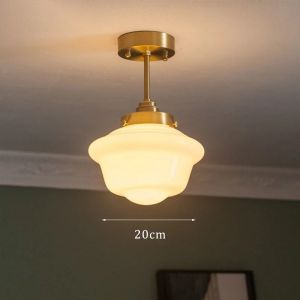 Retro Glass Pendant Light Modern Dining Light Creative Cafe Decorative Hanging Light Kitchen Bar Counter Chandelier Ceiling Lights Minimalist Bedroom Bedside Chandelier