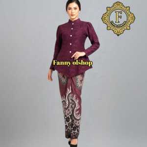 Set Kebaya Janggan Fukuro/Kebaya Gadis Kretek/Kebaya Wisuda hits kekinian
