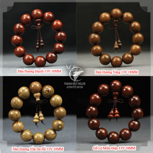 Vòng Đeo Tay Phong Thủy Bằng Gỗ Đàn Hương Gỗ Lê Miến Điện Thời Trang Phù hợp Nam Nữ Mang Lại May Mắn Bình An Quà Tặng Bạn Bè Người Thân