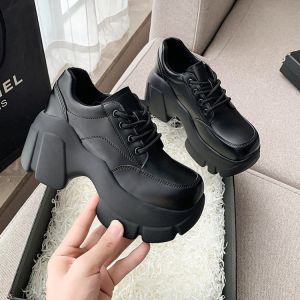 Free Shipping WomenS Thick-Soled Shoes Autumn New Style Platform Lace-Up Fashion Casual Shoes